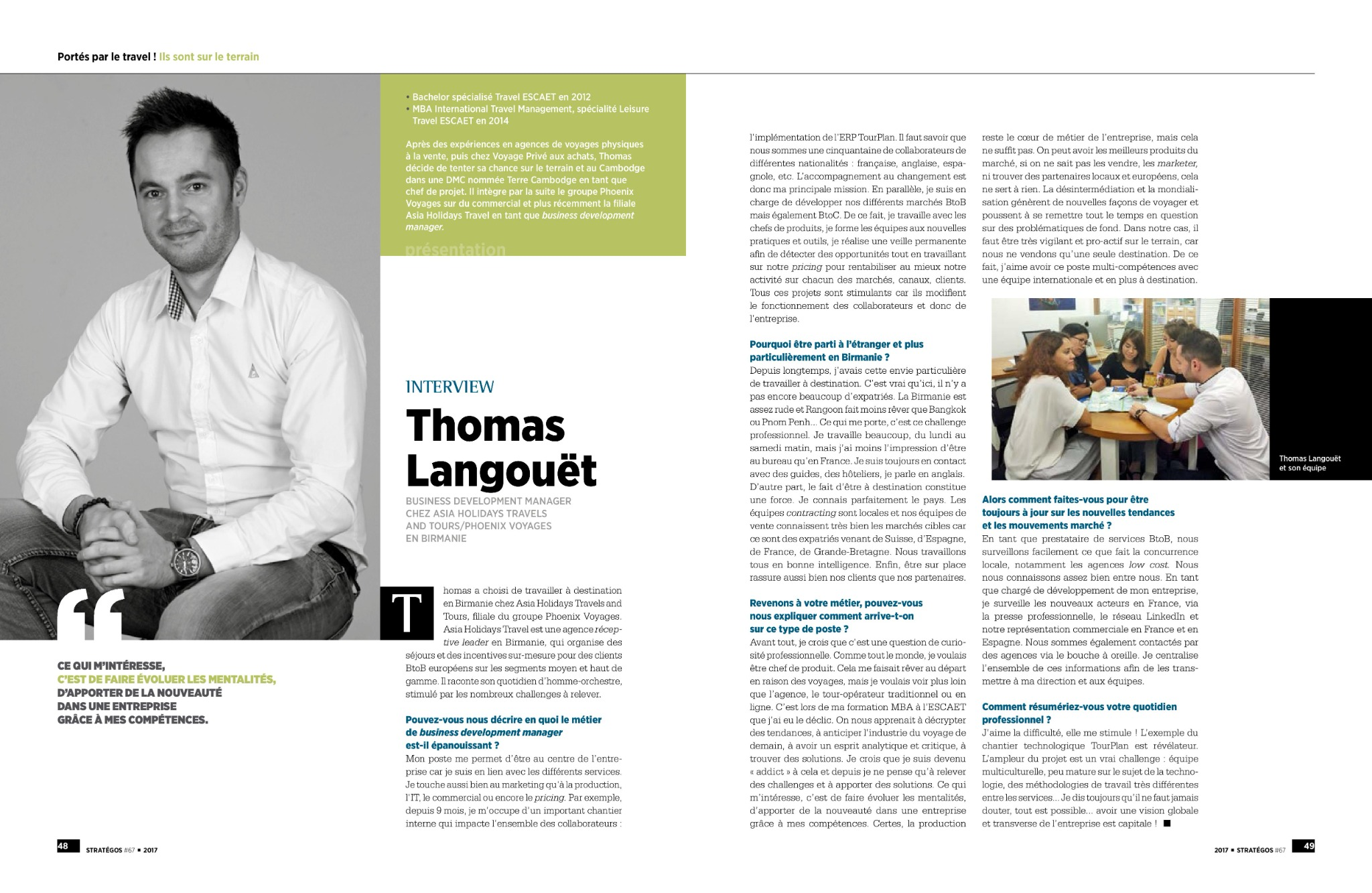 Magazine Strategos · Thomas Langouët